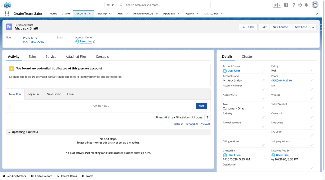 How to Create a New Account