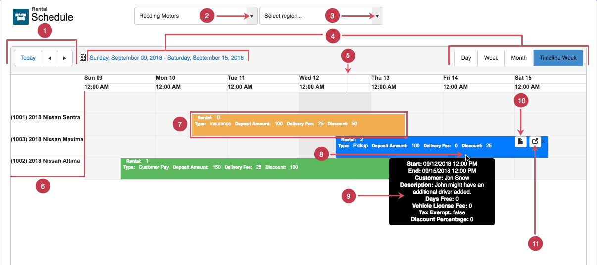 How to Navigate the Rental Scheduler