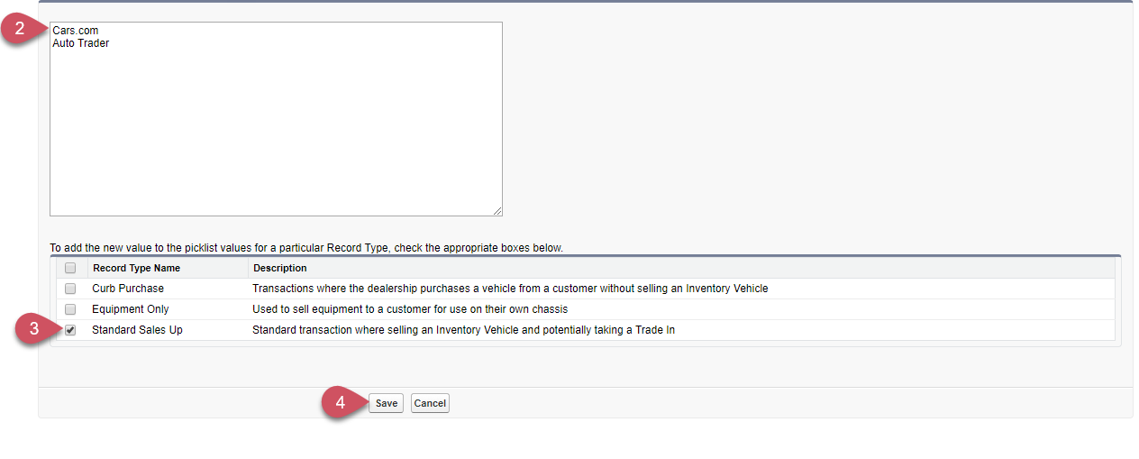 How to Modify Pick List Values