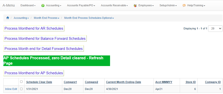 How to Process Schedules