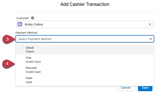How to Process Cashiering Transactions