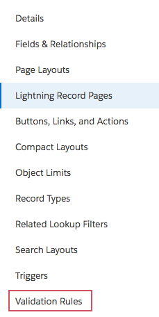 How to Create a Simple Validation Rule