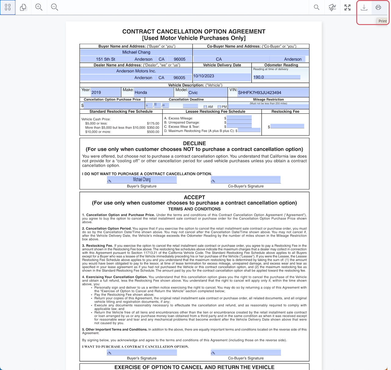 Deal Forms Editing Feature for Documents
