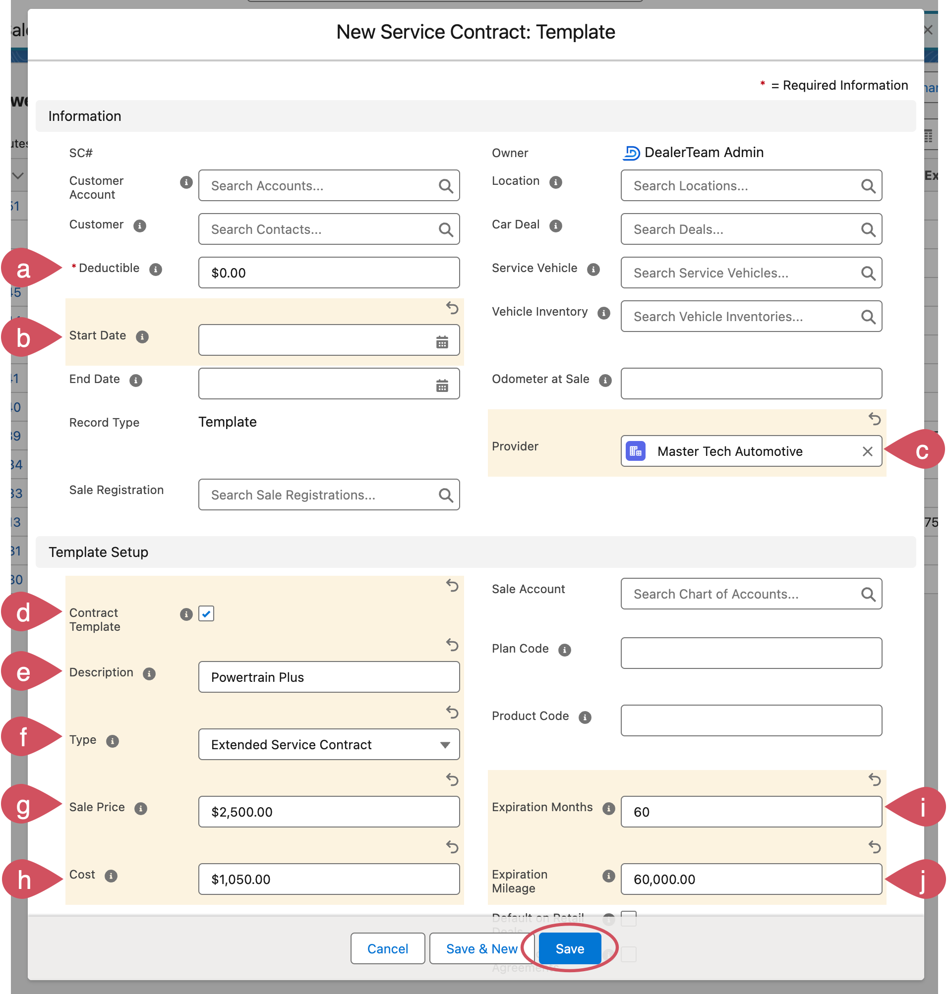 How to Create Service Contract Templates