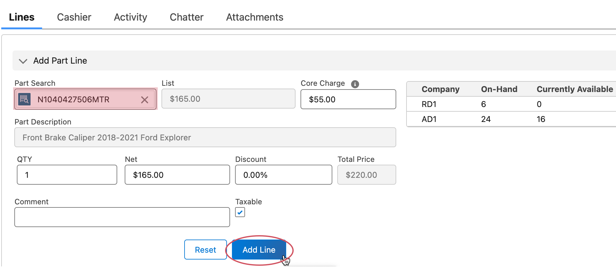 Create MFG Orders from a Parts Invoice