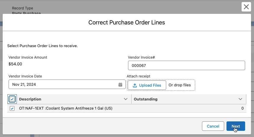 How to Reopen Invoices for Vendor Purchase Corrections