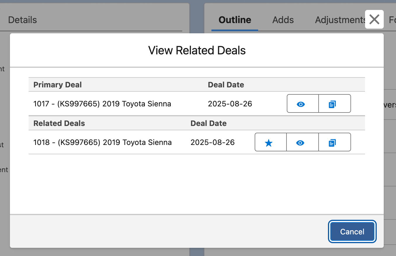 How to Clone and View Related Deals
