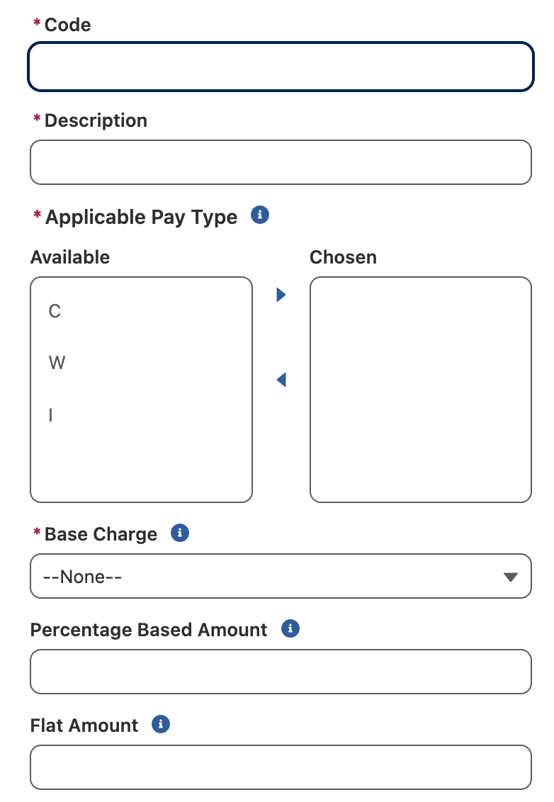 How to Create Misc Charge Masters