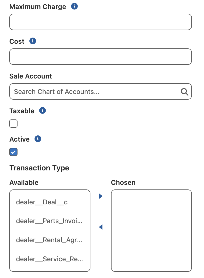 How to Create Misc Charge Masters
