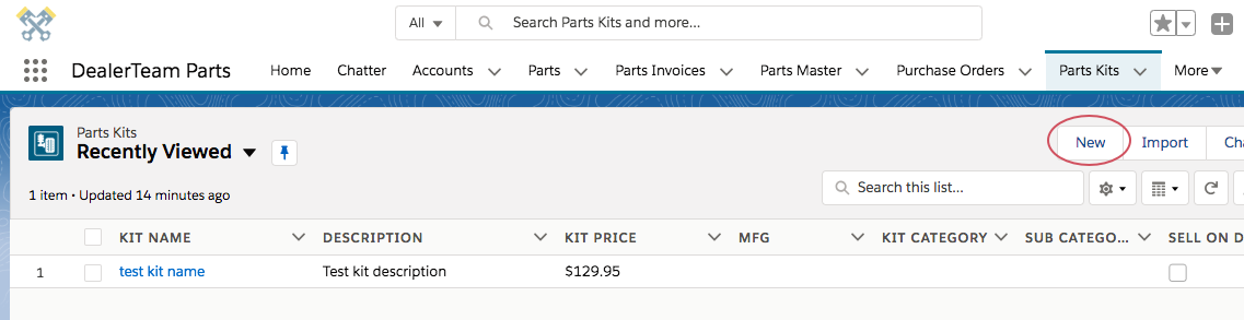 How to Create a Parts Kit