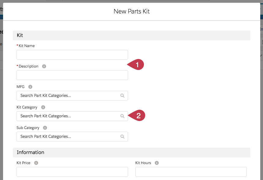 How to Create a Parts Kit