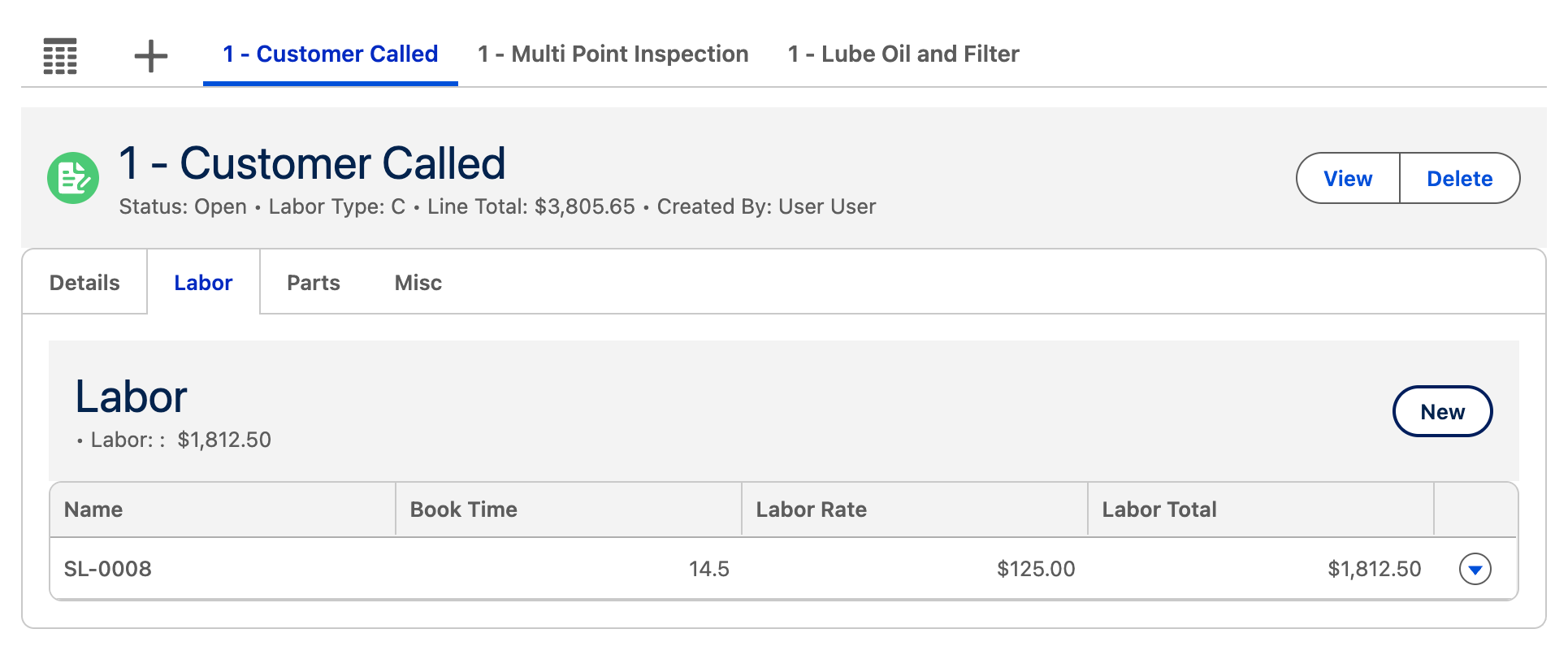 Service Estimate Line Manager Overview