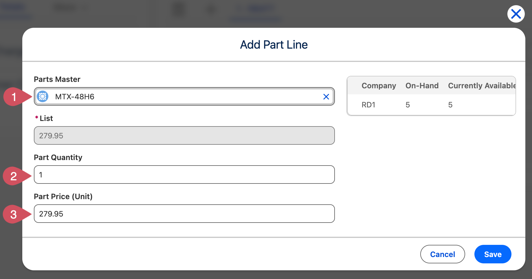Add Labor Lines to the Service Estimate