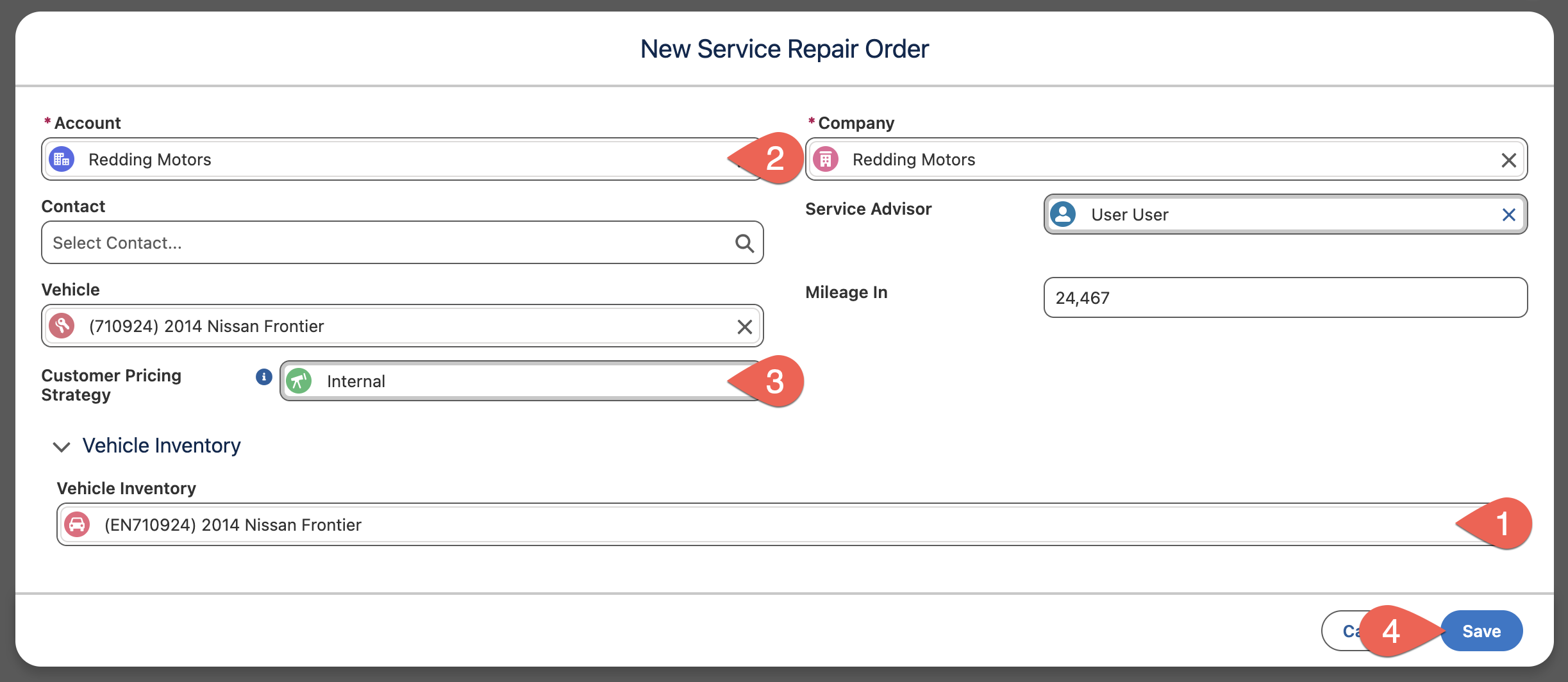 How to Create Internal Repair Orders
